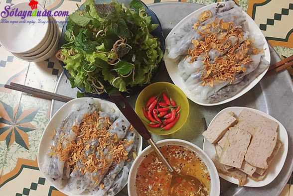 Bữa Sáng Giàu Dinh Dưỡng Với Bánh Cuốn Nhà Làm Cach Lam Banh Cuon Tai Nha Buoc 1