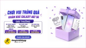 Tham gia minigame khám phá tính năng mới, cơ hội trúng điện thoại Galaxy A07 5G, tai nghe Galaxy Buds Core,... 1 1MHC490 desk2028129639154878440052188