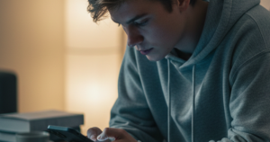 Ngồi Cúi Đầu Dùng Smartphone Lâu: Vì Sao Dễ Gây Đau Mỏi Cổ Và Chóng Mặt? 2 Dung Dien Thoai 17683962564972026028746 197 26 651 753 Crop 17683967247741662841690