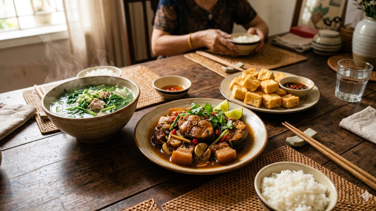 3 mon an quen thuoc trong bua com viet duoc xem la mon giu loc nhieu nha an hang ngay ma khong de y