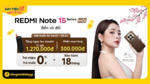 Đặt Trước Redmi Note 15 Series: Tặng Loa Xiaomi Sound Outdoor, Trả Chậm 0% Lãi Suất, Trả Trước 0Đ, Bảo Hành Pin Đến 4 Năm Frame202147228417639033975954658872