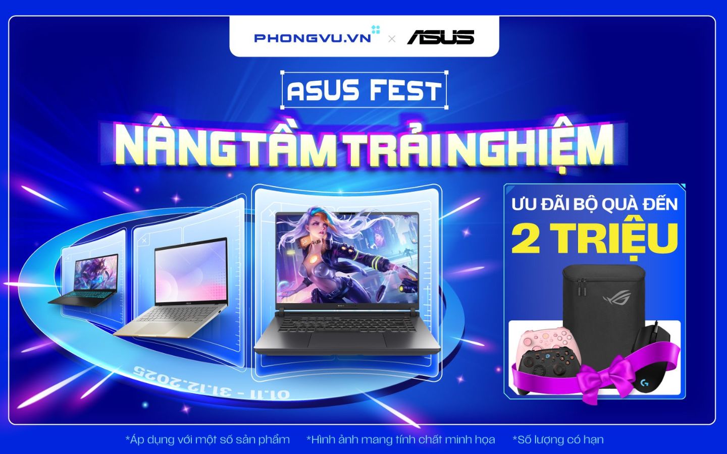 asus fest pha dao hieu nang qua tang den 1 9 trieu dong