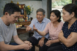 Bác mất chưa giỗ đầu, họ hàng họp đòi nhà tổ vì con nuôi không có quyền thờ cúng 1 bac mat chua gio dau ho hang hop doi nha to vi con nuoi khong co quyen tho cung 387