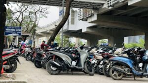 Hà Nội triển khai thu phí điện tử không dừng tại toàn bộ bãi đỗ xe từ 1/7/2026 1 bai xe 6 0