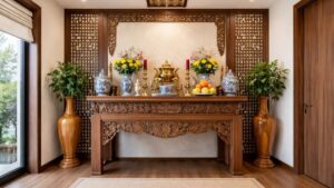 Ban thờ có nhất định phải cùng hướng với hướng nhà? 1 ban tho co nhat dinh phai cung huong voi huong nha 050816