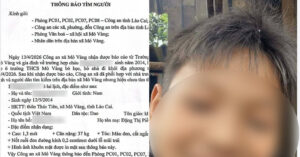 be trai mat tich sau khi bi bo danh cong an phat thong bao truy tim 2114