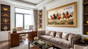 bi mat phong thuy it nguoi biet vi sao trong tranh ma dao thanh cong luon co ngua quay dau 153157.jp