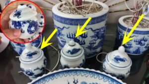 cach dat 3 hu gao muoi nuoc tren ban tho de ca thang suon se cau gi duoc nay 233042