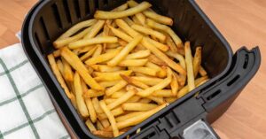 Cách làm khoai tây chiên bằng nồi chiên không dầu GIÒN RỤM 1 cach lam khoai tay chien bang noi chien khong dau