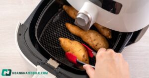 Hướng dẫn nướng khoai bằng nồi chiên không dầu tại nhà: Từ A-Z 1 cach nuong khoai bang noi chien khong dau