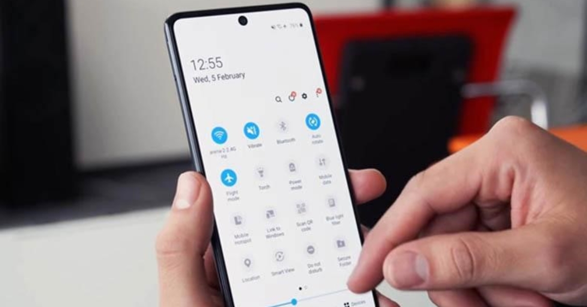 cach quay man hinh samsung