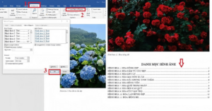 cach tao danh muc hinh anh trong word
