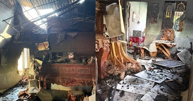 chay nha khi ba noi di vang hai chau nho tu vong 1563