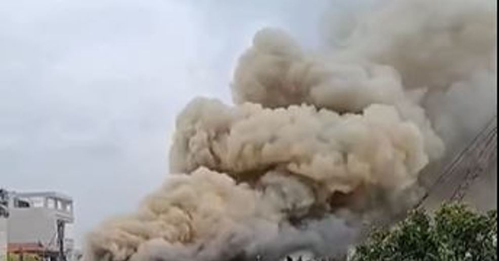 chay tai cong ty san xuat mu o hai phong dam cuoi ben canh phai so tan 1348