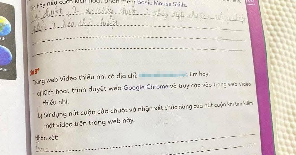 chu bien phan hoi ve cuon tin hoc lop 3 co duong link web den 1190