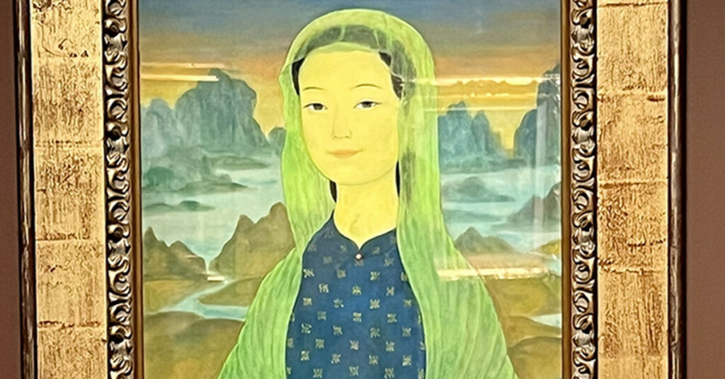 Chuyen It Biet Ve Tranh Mona Lisa Viet 50 Nam Tuoi Cua Danh Hoa Mai Trung Thu 2789