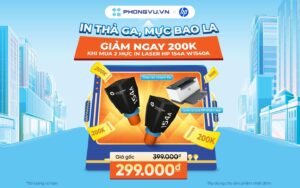 Ưu đãi 200K khi mua combo mực in HP tại Phong Vũ 1 combo muc in hp