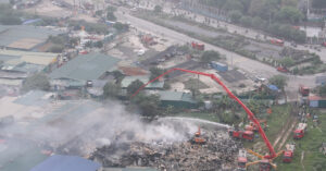 Công an Hà Nội lý giải nguyên nhân lửa bùng lớn ở cụm kho xưởng rộng 6.000m2 3 cong an ha noi ly giai nguyen nhan lua bung lon o cum kho xuong rong 6 679