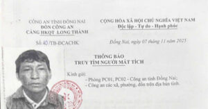 cong an tim nguoi bo di khoi du an san bay long thanh luc rang sang 710
