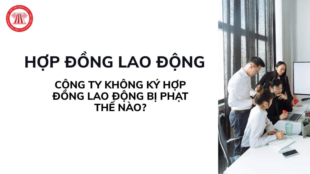 cong ty khong ky hop dong lao dong bi phat the nao