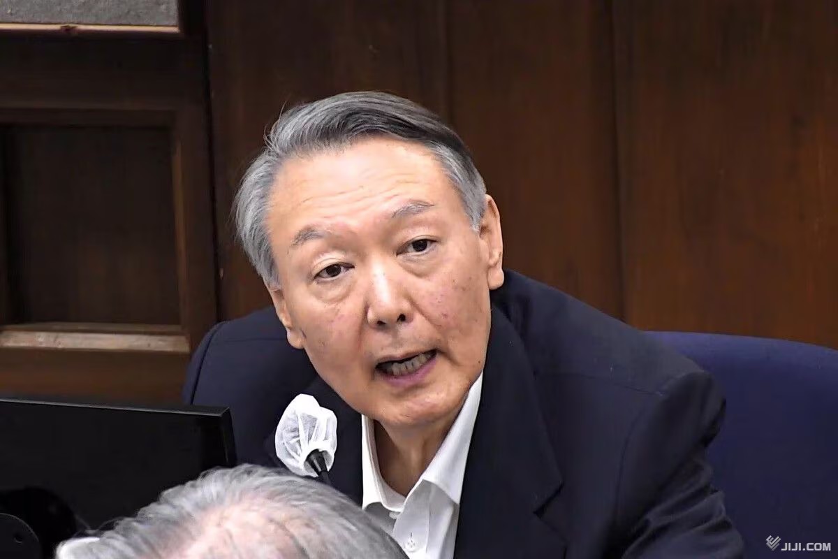 cuu tong thong han quoc yoon suk yeol hau toa. anh jiji press