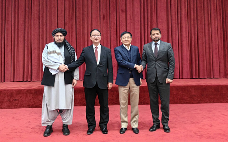 dai dien phai doan Afghanistan Trung Quoc Pakistan o Urumqi 4 2026 bo ngoai giao trung quoc