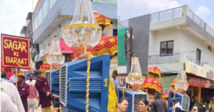 Đám cưới giữa nắng nóng hơn 40°C, đoàn rước mang dàn máy làm mát gây sốt 1 dam cuoi giua nang nong hon 40c doan ruoc mang dan may lam mat gay sot 920