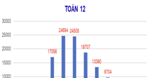 Điểm khảo sát môn Toán lớp 12 ở Hà Nội chủ yếu 3-5 điểm 2 diem khao sat mon toan lop 12 o ha noi chu yeu 3 5 diem 1000