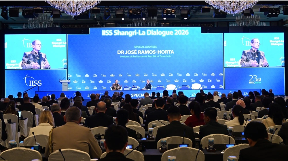 doi thoai shangri la 2026 asean ngay cang khang dinh vai tro trung tam trong cau truc an ninh khu vu