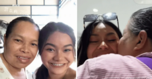 gap nguoi la giong me da mat co gai xin om giua sieu thi 419