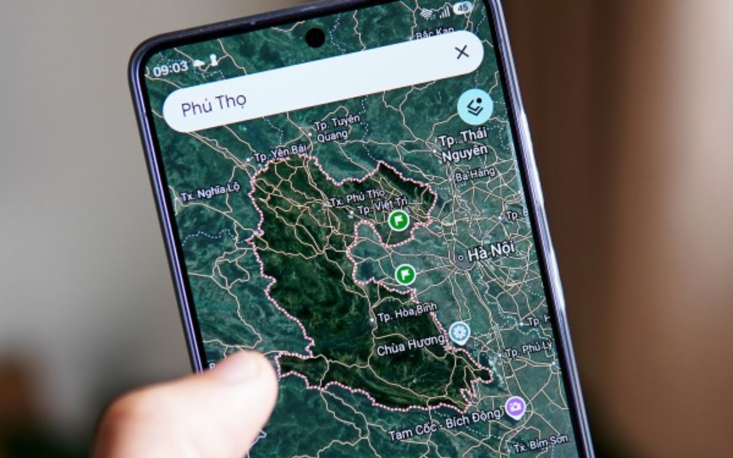 google maps cap nhat ban do hanh chinh