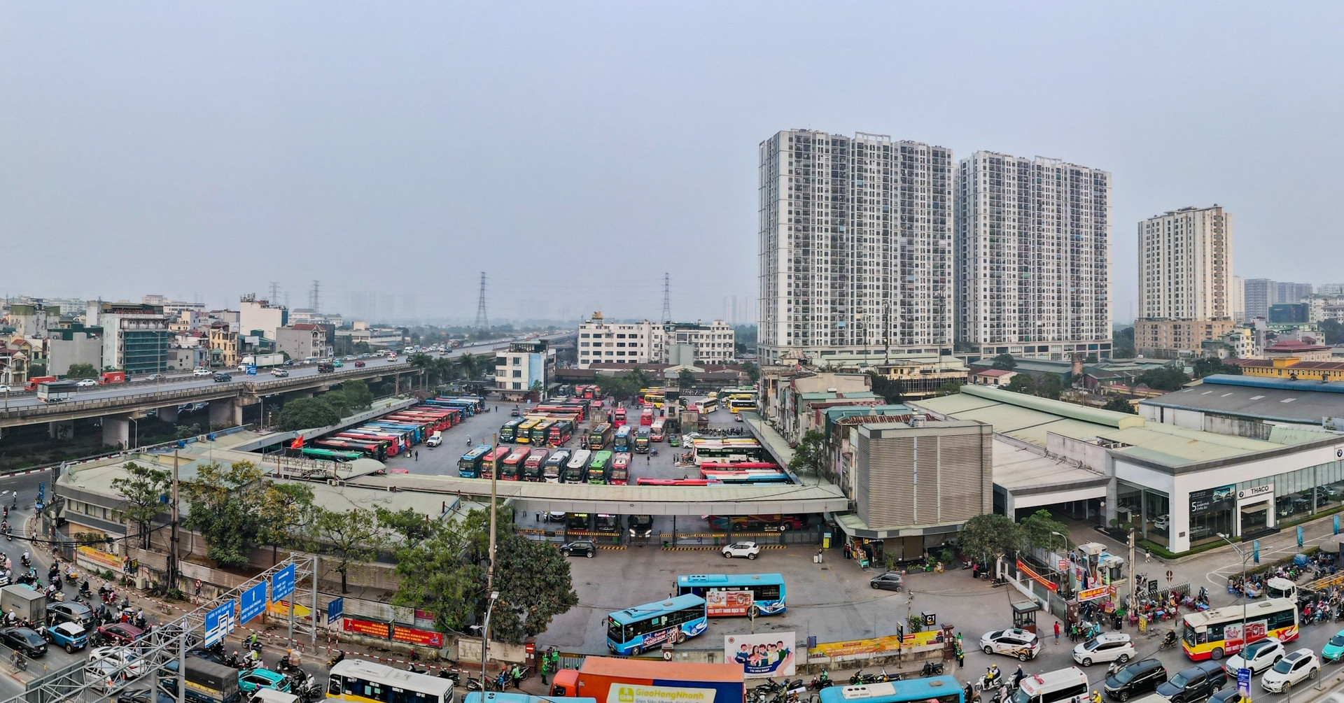 ha noi se di doi cac ben xe trong khu vuc vanh dai 3 xay san bay thu 2 861