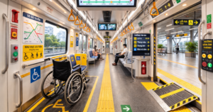 Xây dựng tiêu chuẩn quốc gia về thiết kế đường sắt thuận tiện cho người khuyết tật 1 khu vuc danh cho nguoi khuyet tat tren tau duong sat do thi ai tao 177227538949618558713 48 0 1008 1