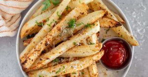 lam khoai tay chien bang noi chien khong dau