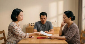 me chong doi giu ho vang cuoi con dau lam dieu nay khien nha chong ngo ngang 893