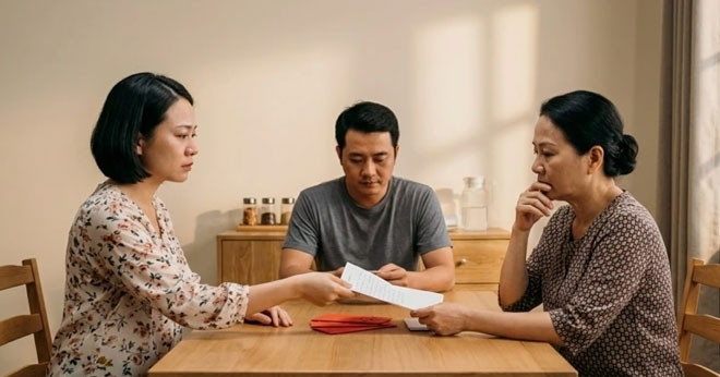 me chong doi giu ho vang cuoi con dau lam dieu nay khien nha chong ngo ngang 893