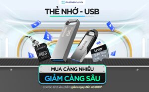 Mua càng nhiều, giảm càng sâu: Combo thẻ nhớ – USD giảm đến 40.000 đồng 2 mua cang nhieu giam cang sau