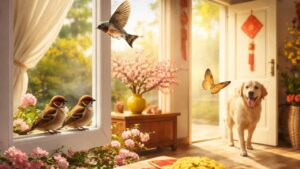 nam moi 3 con vat bat ngo vao nha duoc xem la to tien hien linh ban loc va mo van may dau nam 150549