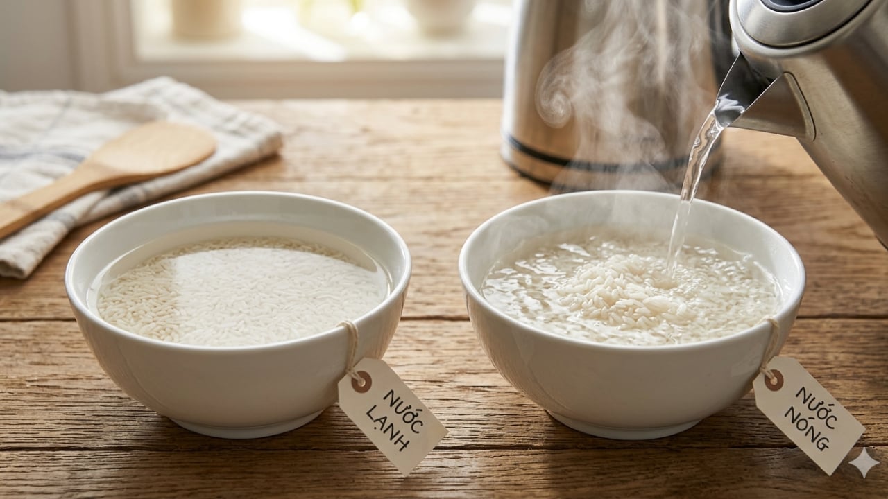 nau com ngon khong phai ai cung biet chon nuoc nong hay lanh moi chuan 151912