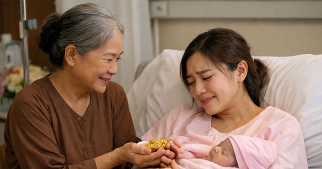 Ngay Toi Sinh Chiec Tui Vai Me Chong Trao Ngay O Benh Vien Khien Toi Bat Khoc 94