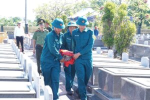 nghia trang liet si hoa tien la diem dau tien lay mau trong chien dich 500 ngay dem