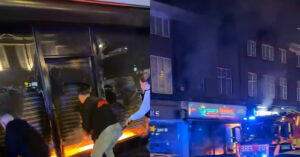 Nhờ người dân cạy cửa cuốn, người đàn ông thoát chết, bò ra từ biển lửa 1 nho nguoi dan cay cua cuon nguoi dan ong thoat chet bo ra tu bien lua 46