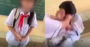 Nữ sinh ở Thanh Hóa bị nhóm bạn dùng ghế đánh vào đầu, bắt cởi áo giữa lớp 1 nu sinh o thanh hoa bi nhom ban dung ghe danh vao dau bat coi ao giua lop 2156