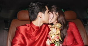 Quynh Chau Rang Ro Trong Le Vu Quy Voi Chong Chu Tich 1740