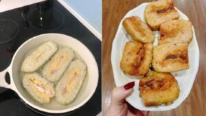 Rán bánh chưng đừng chỉ dùng dầu ăn: Thêm 1 nguyên liệu này để vỏ giòn rụm, trong mềm dẻo, ăn không hề ngấy 1 ran banh chung dung chi dung dau an them 1 nguyen lieu nay de vo gion rum trong mem deo an khong he