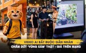 Luật AI mới: Từ 1/3 phải gắn nhãn nội dung do AI tạo ra 1 san pham do ai tao ra phai gan nhan