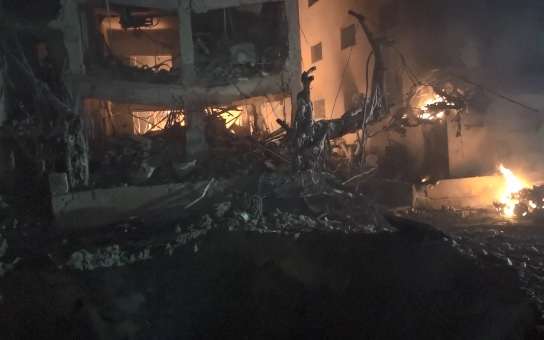 ten lua Iran pha huy nha cua Israel nha cua Tel Aviv Israel trung ten lua Iran na ten lua vao Isra