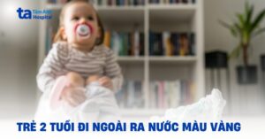 Nguyên nhân trẻ 2 tuổi đi ngoài ra nước màu vàng và cách xử trí 1 tre 2 tuoi di ngoai ra nuoc mau vang