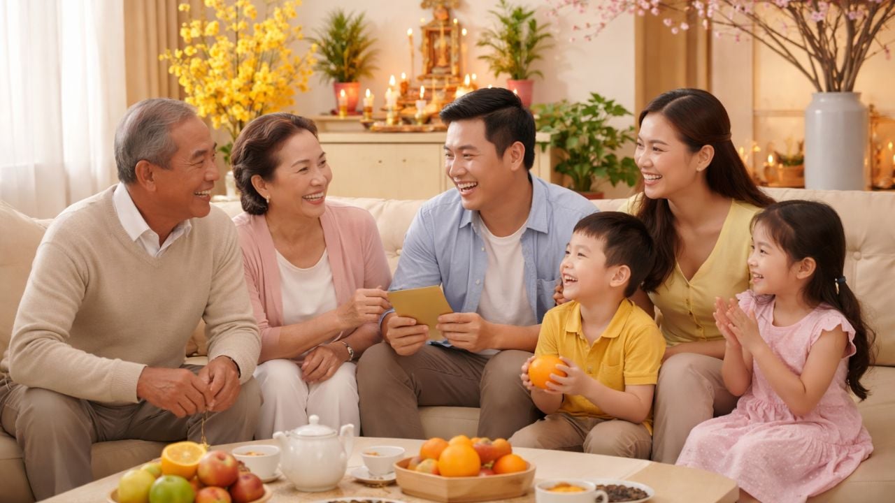 trong gia dinh co 3 dau hieu la diem lanh tai loc sap mo to tien an nghi con chau co co giau to 1105