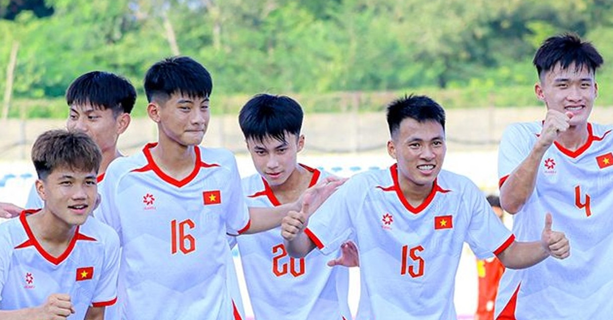 u17 viet nam thang 10 0 truoc tran gap u17 indonesia 2551